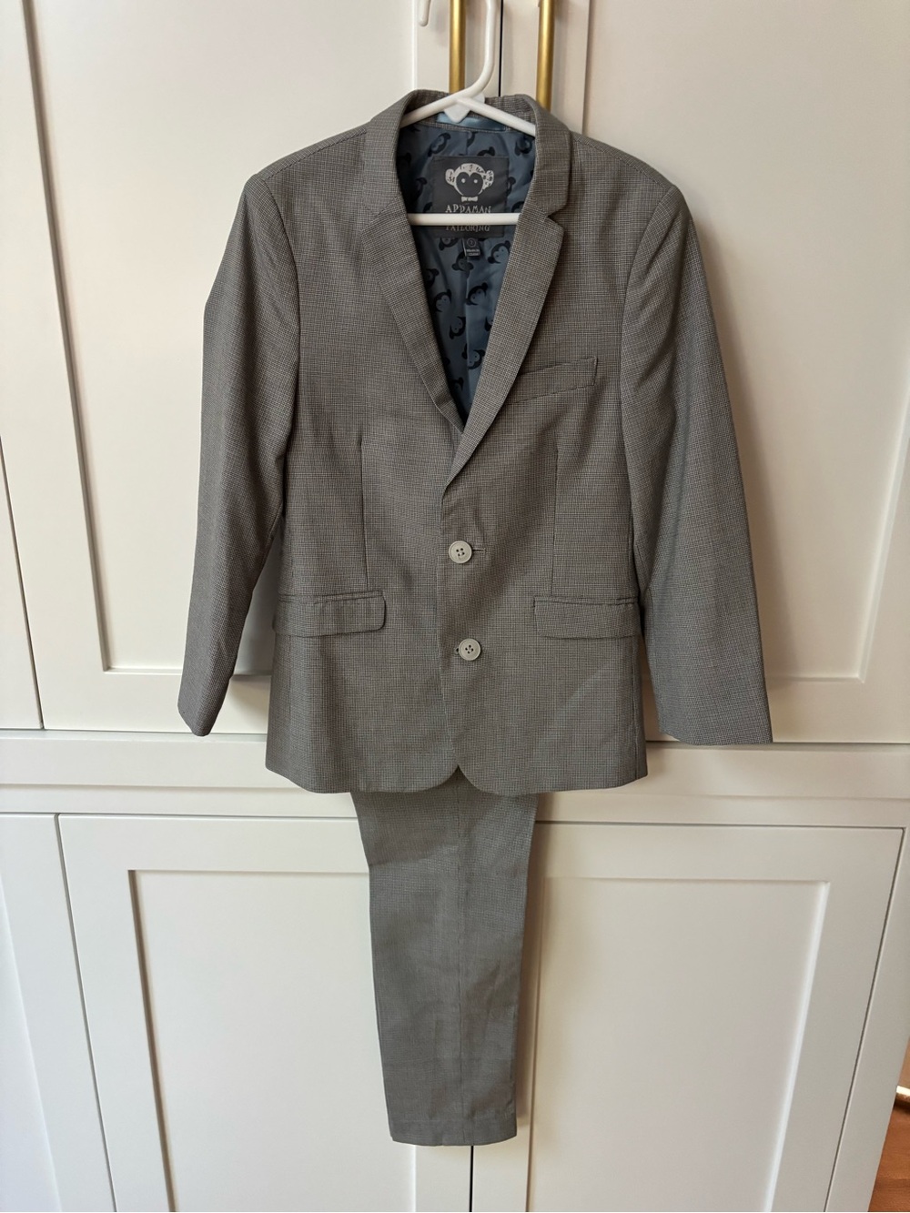 Appaman Gray Boys' Two-Piece Notch Lapel Suit